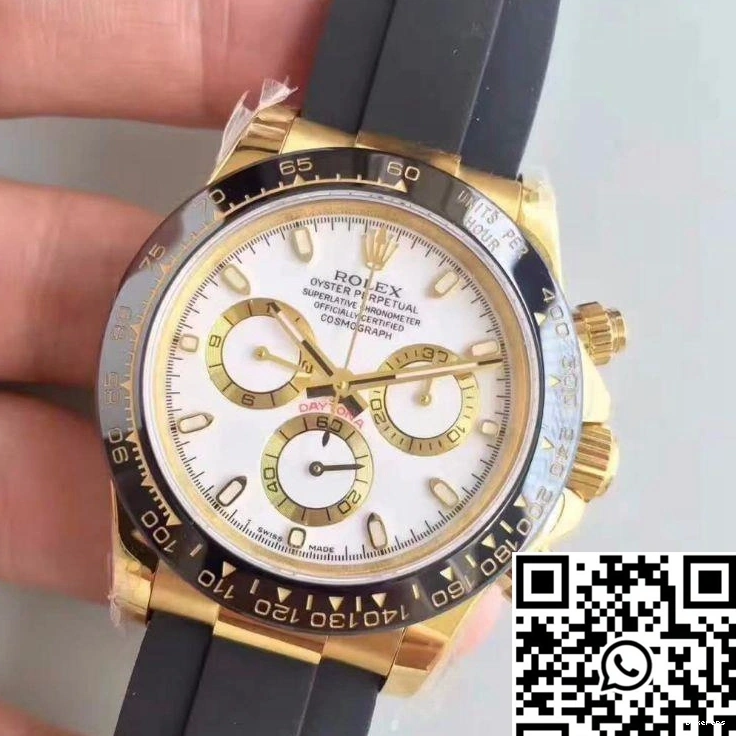 AR Cosmograph Rolex 116518LN Dial Factory White Daytona 0208